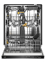 A Whirlpool® 3rd Level Washing Rack Dishwasher