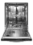 A Whirlpool® 3rd Level Utensil Rack Dishwasher