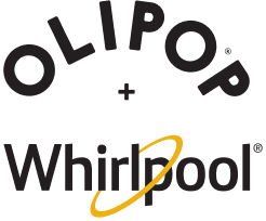 Olipop and Whirlpool logos