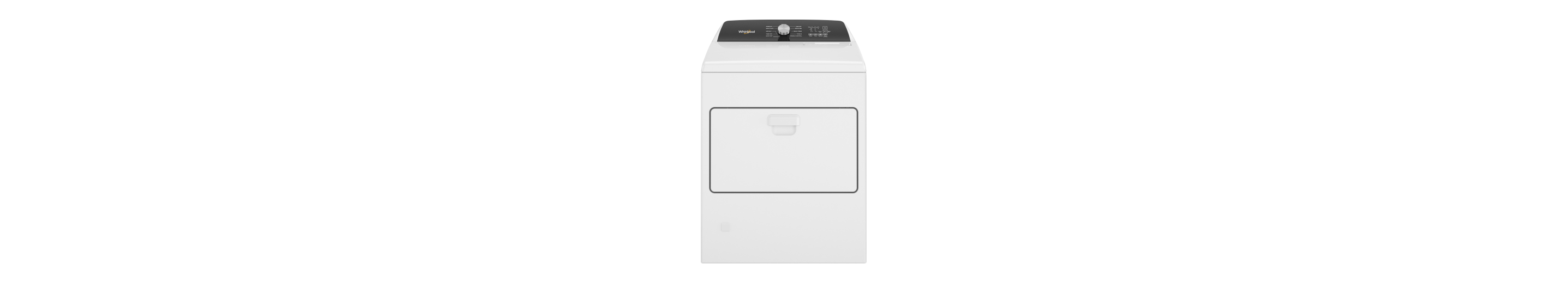 Whirlpool® 7.4 Cu. Ft. Top Load Electric Dryer with Intuitive Controls
