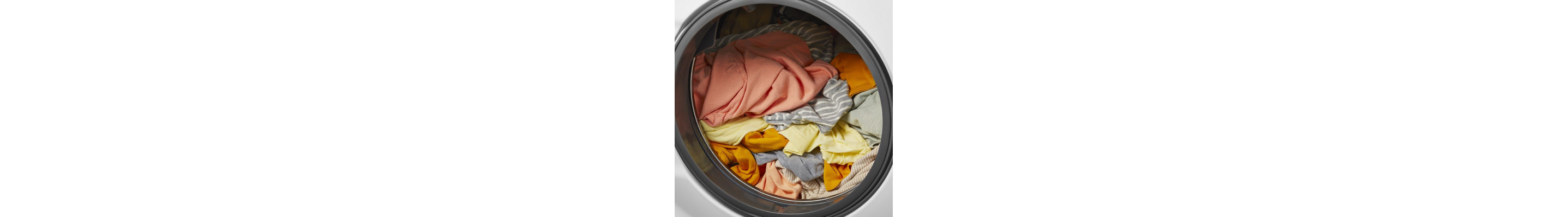 Clothes in washer