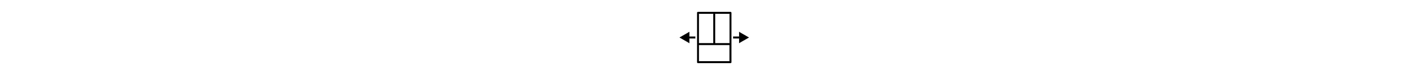 Fridge icon with arrows on the sides