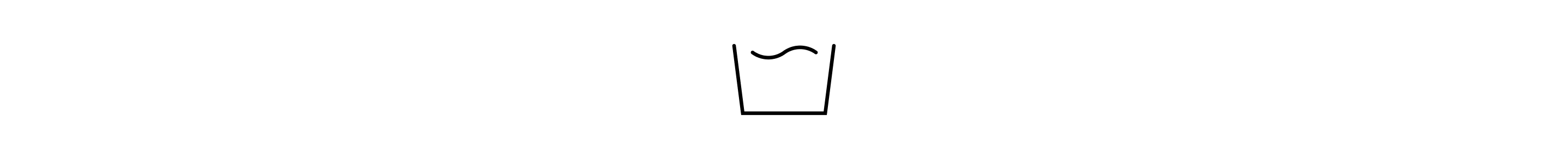 Machine wash symbol 