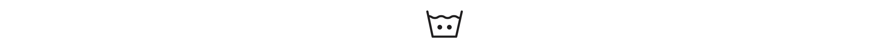 Machine wash warm: 40°C or 105°F icon
