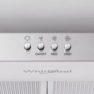 The control panel of a range hood