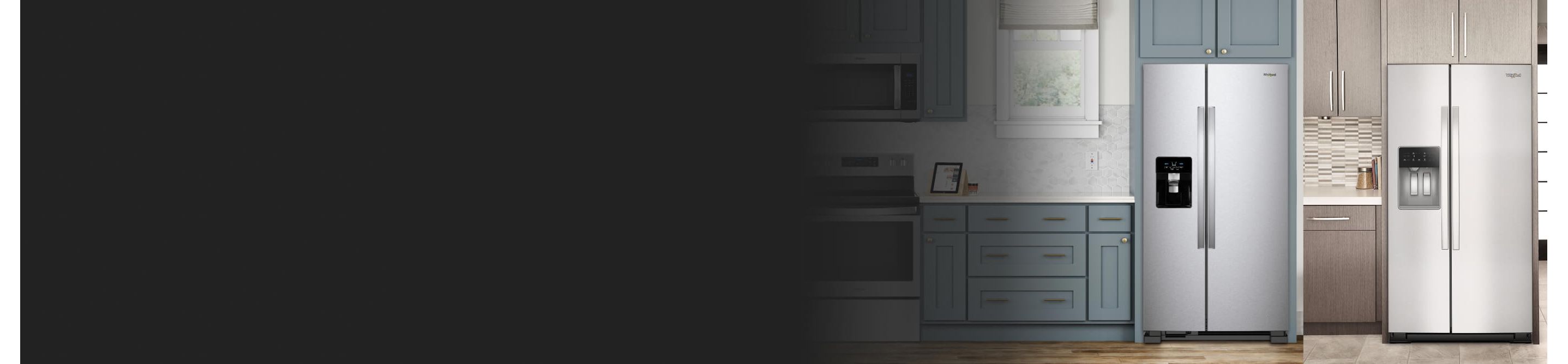  A kitchen filled with stainless steel appliances