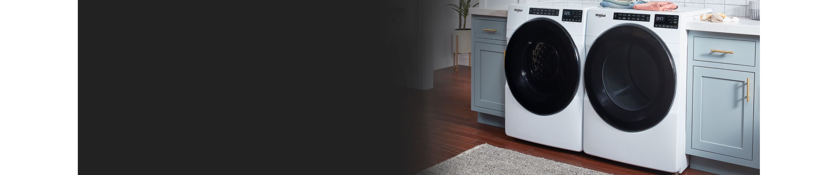 An image of a washer and dryer set