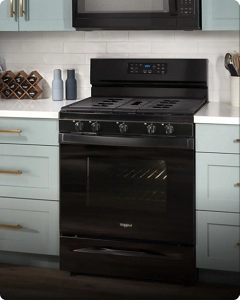 A Whirlpool® Range in an oven