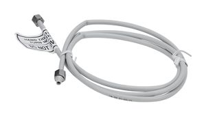 Refrigerator Water Line Installation Kit, Gray, 5' flexible plastic hose with 1/4" fitting ends